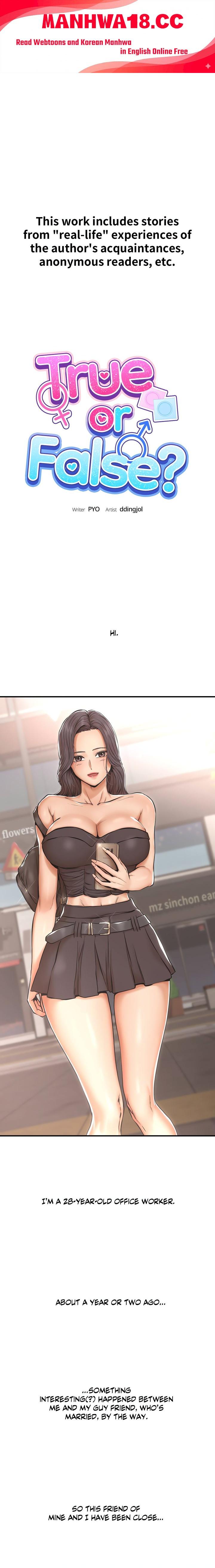 True or False? (Uncensored) - Chapter 1 Page 1