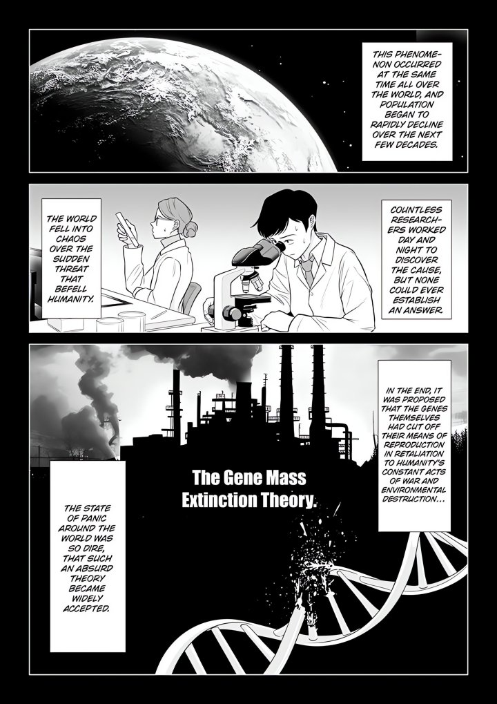 In a World Where Males Are Nearly Extinct, Semen Has Become a Precious Resource - Chapter 1 Page 3