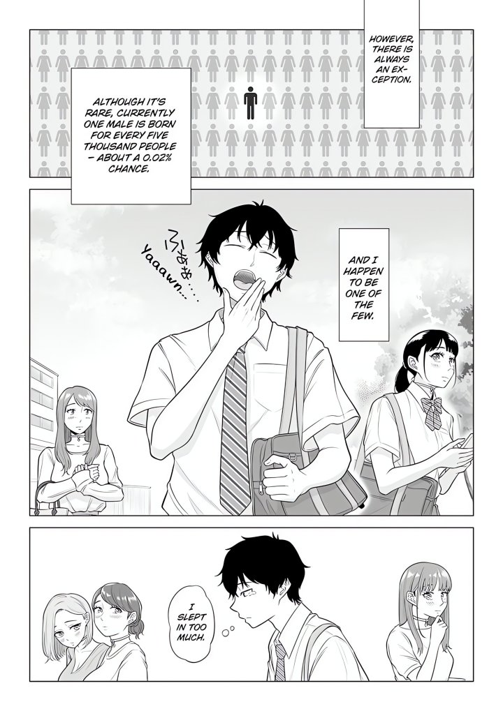 In a World Where Males Are Nearly Extinct, Semen Has Become a Precious Resource - Chapter 1 Page 4